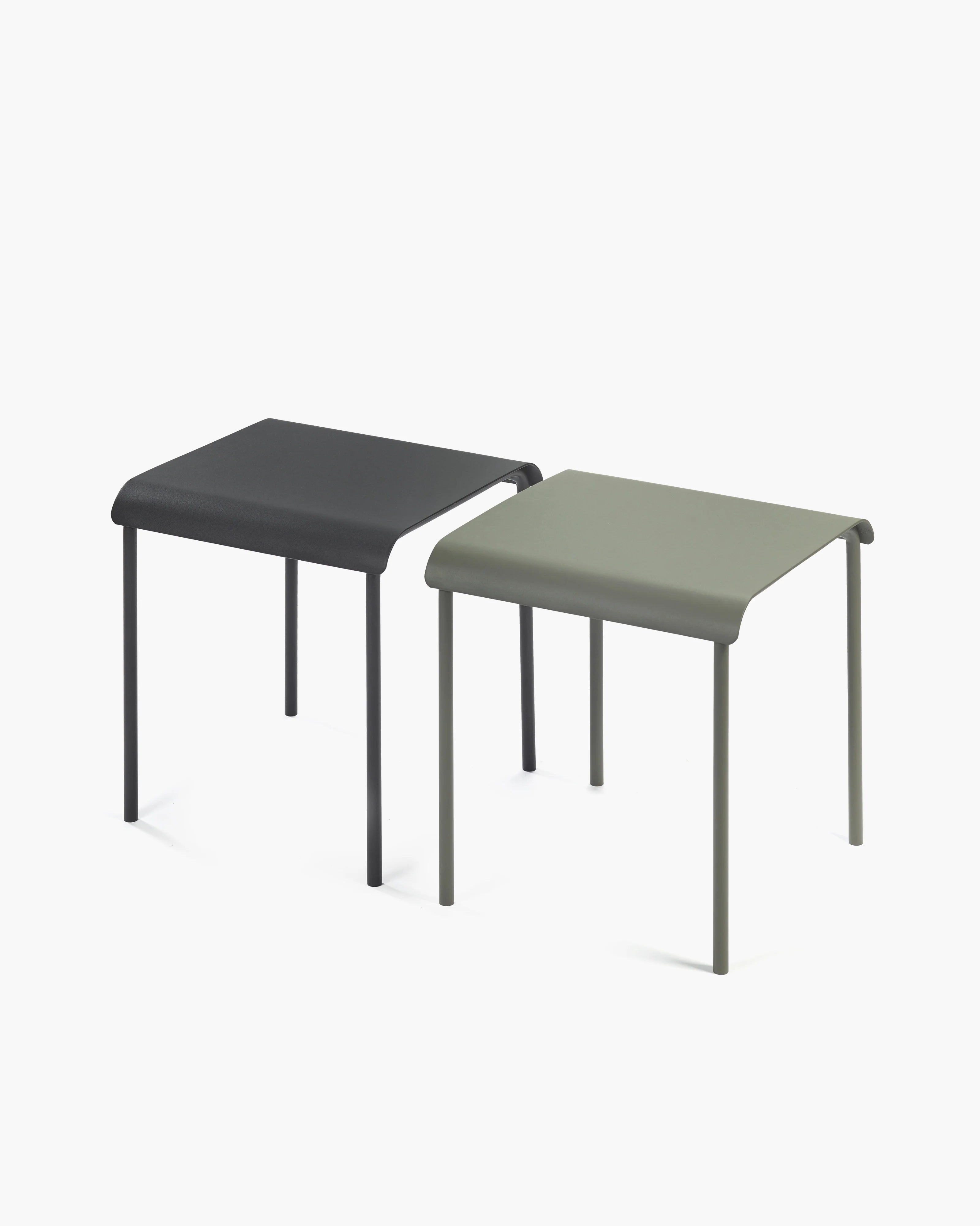 August Aluminum Stool