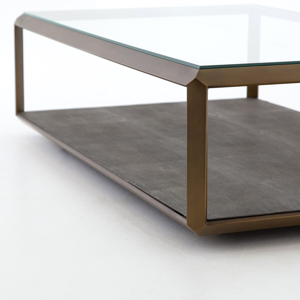 Shagreen Shadow Box Coffee Table