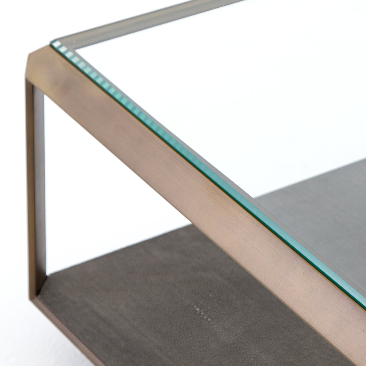 Shagreen Shadow Box Coffee Table