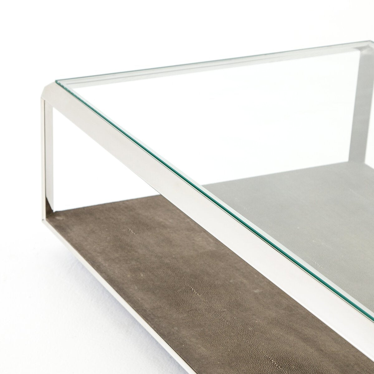 Shagreen Shadow Box Coffee Table