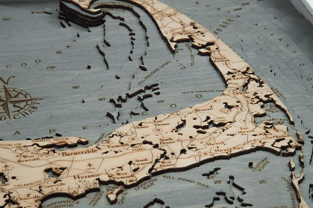 Cape Cod (Small) Wood Chart