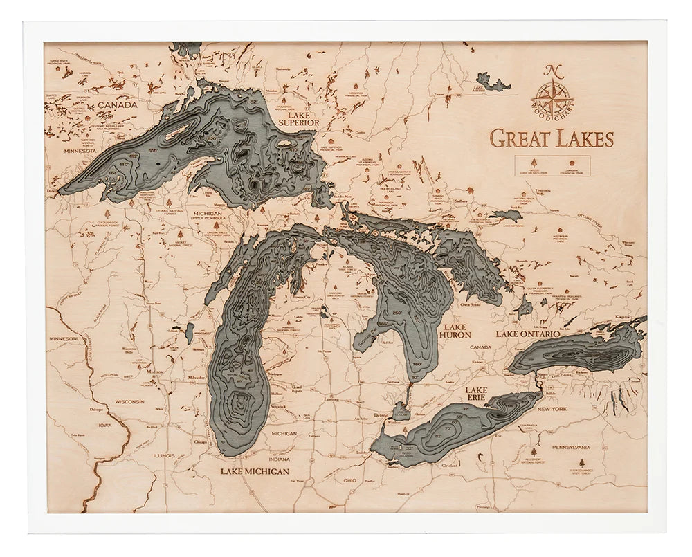 Great Lakes Wood Chart