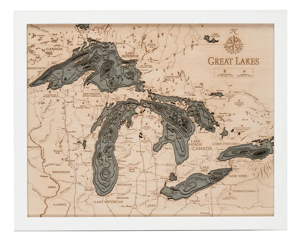 Great Lakes Wood Chart