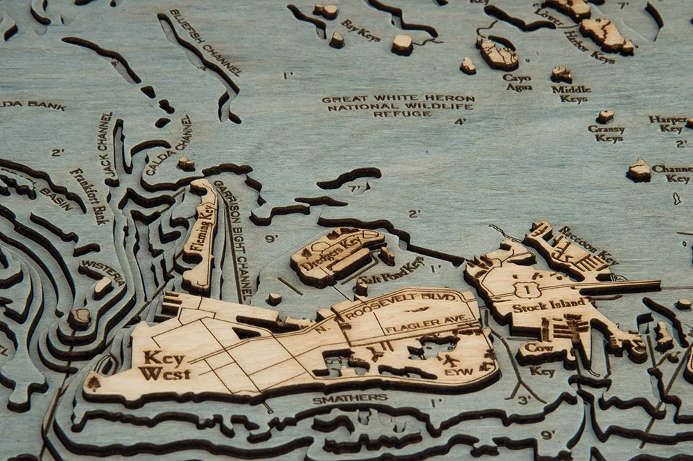 Florida Keys Wood Chart