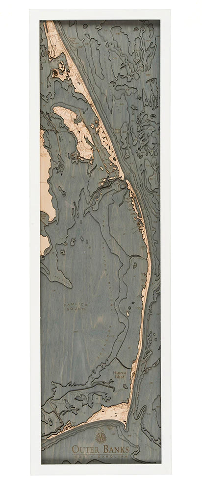 Outer Banks Wood Chart