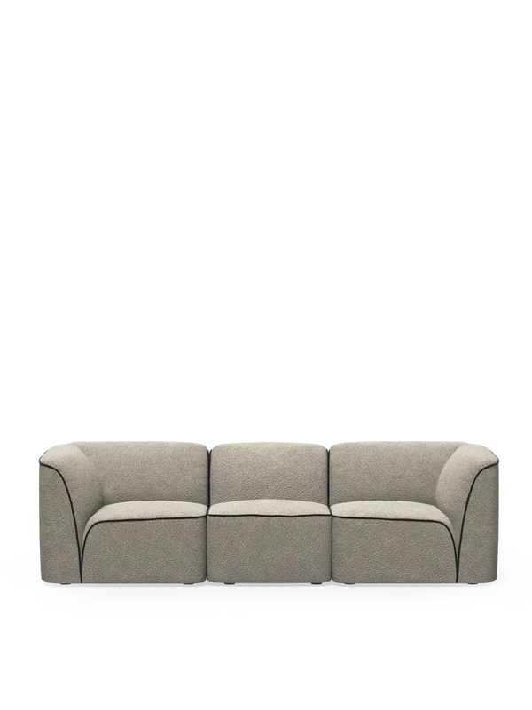 Flora 2.5 - Seater - Natural Boucle