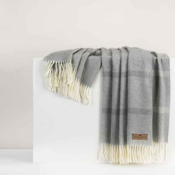 Montauk Stripe Herringbone Throw