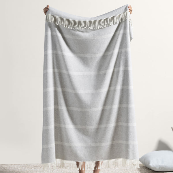 Montauk Stripe Herringbone Throw