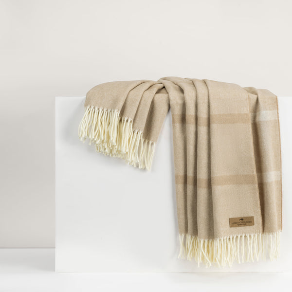 Montauk Stripe Herringbone Throw