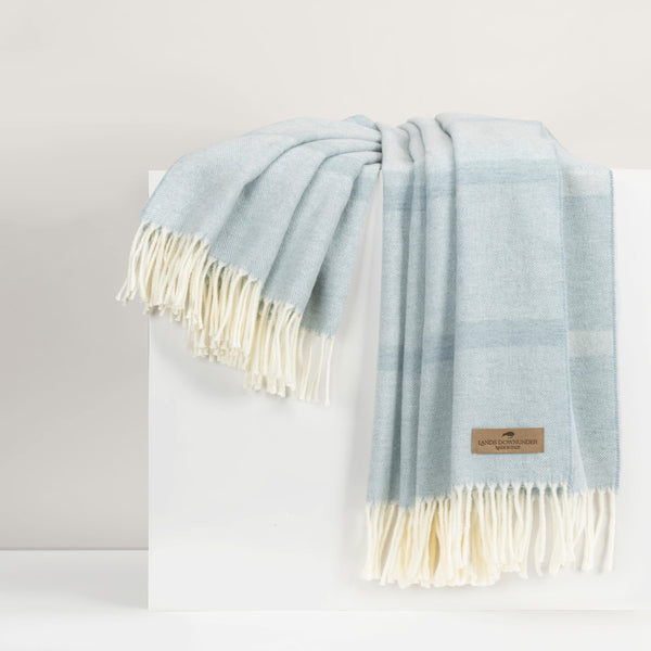 Montauk Stripe Herringbone Throw