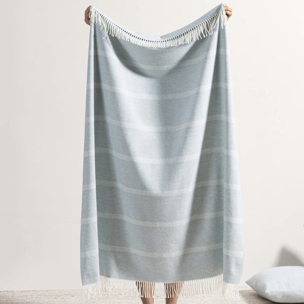 Montauk Stripe Herringbone Throw