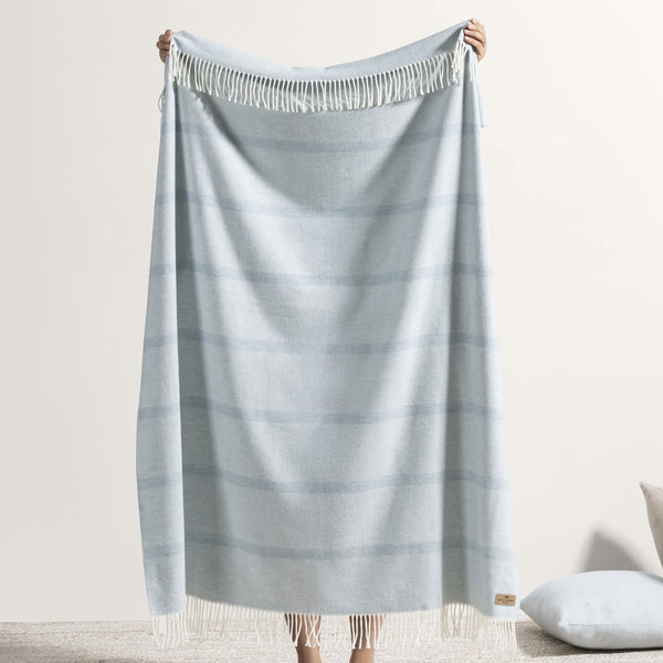 Montauk Stripe Herringbone Throw