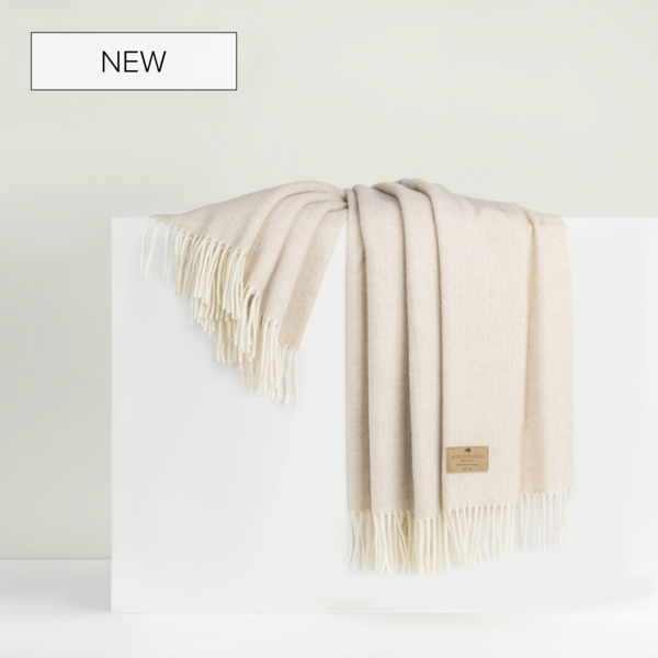 Pinstripe Cashmere Throw