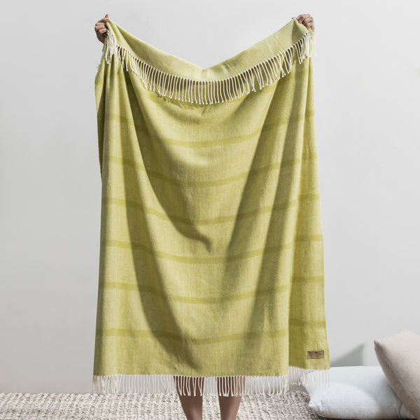 Montauk Stripe Herringbone Throw