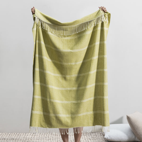 Montauk Stripe Herringbone Throw