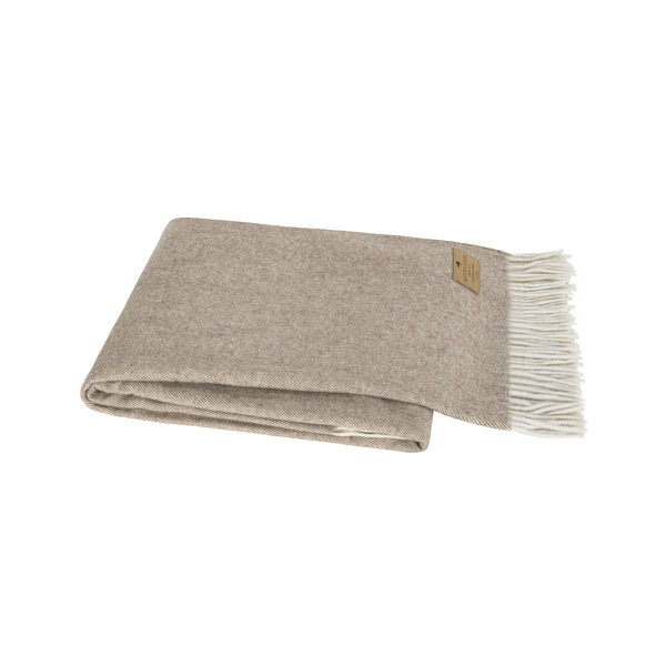 Herringbone Cashmere Throw