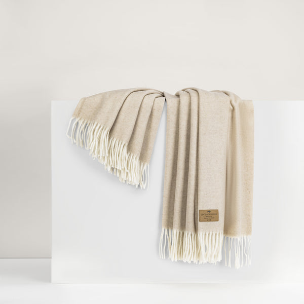 Herringbone Cashmere Throw