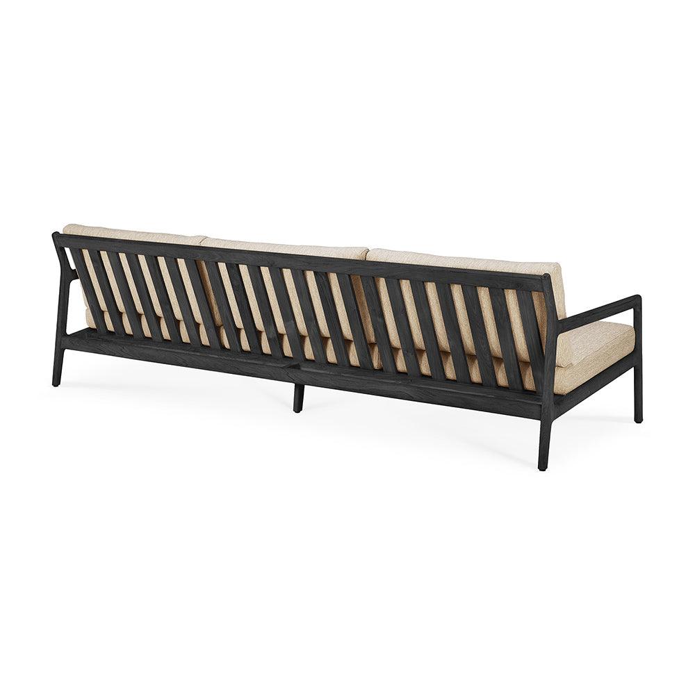 Ethnicraft FURNITURE - Jack Outdoor 3 Seat Sofa - Black Teak