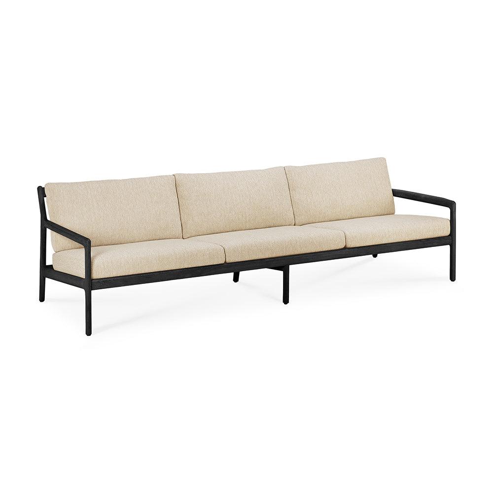 Ethnicraft FURNITURE - Jack Outdoor 3 Seat Sofa - Black Teak