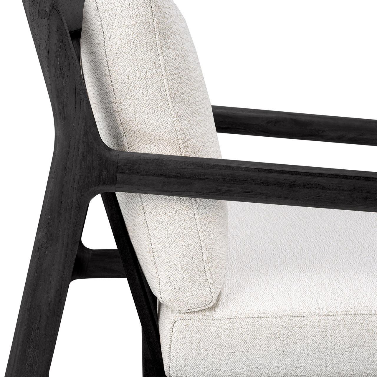 Ethnicraft FURNITURE - Jack Outdoor Lounge Chair - Black Teak