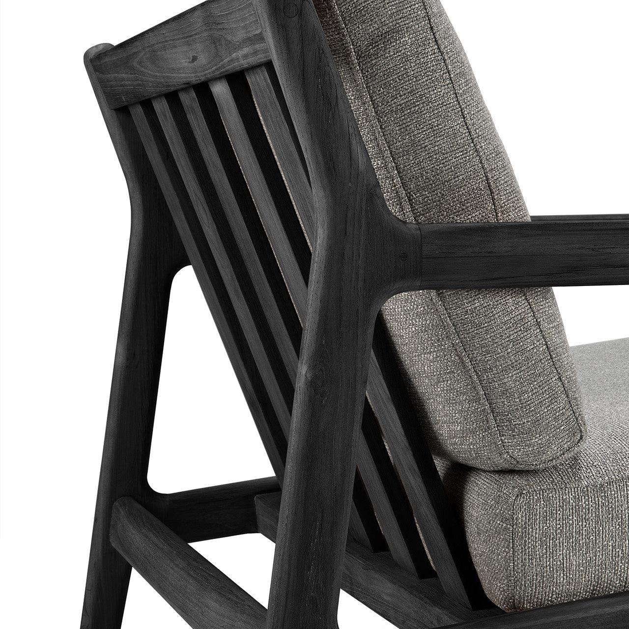 Ethnicraft FURNITURE - Jack Outdoor Lounge Chair - Black Teak