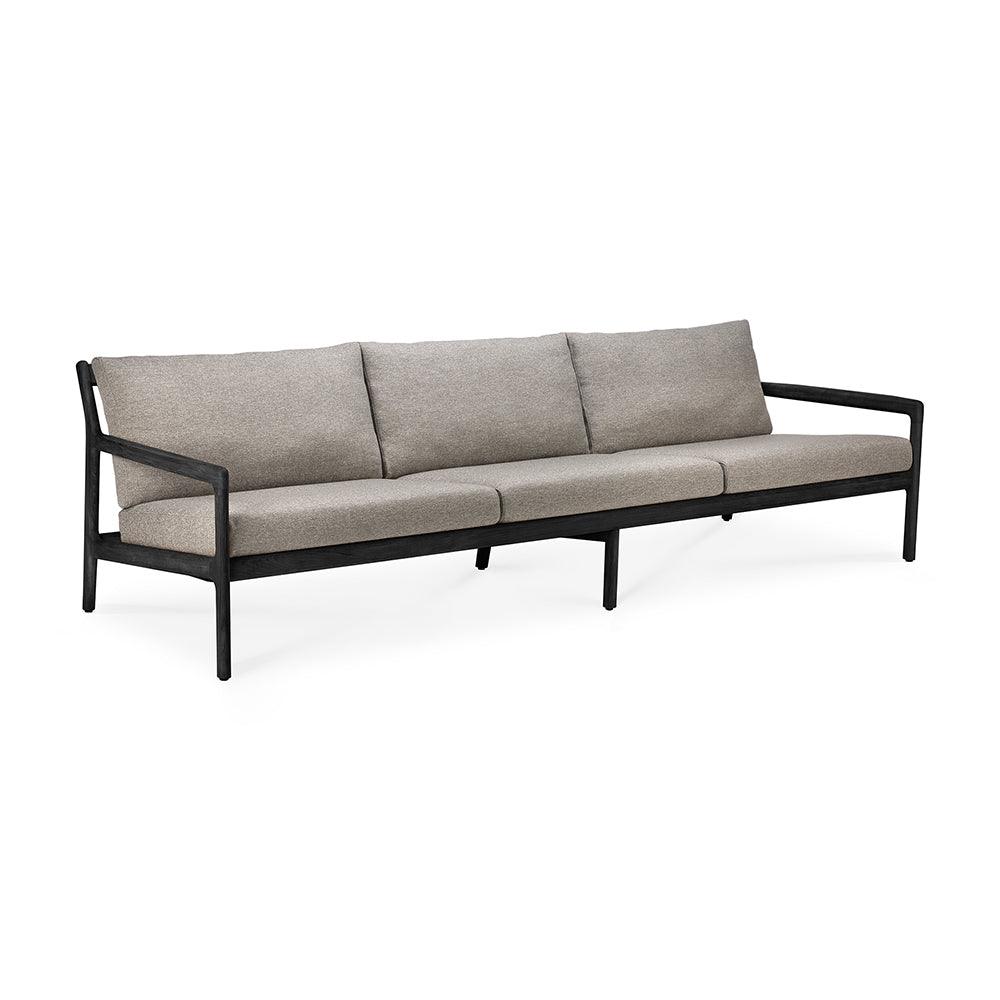 Ethnicraft FURNITURE - Jack Outdoor 3 Seat Sofa - Black Teak