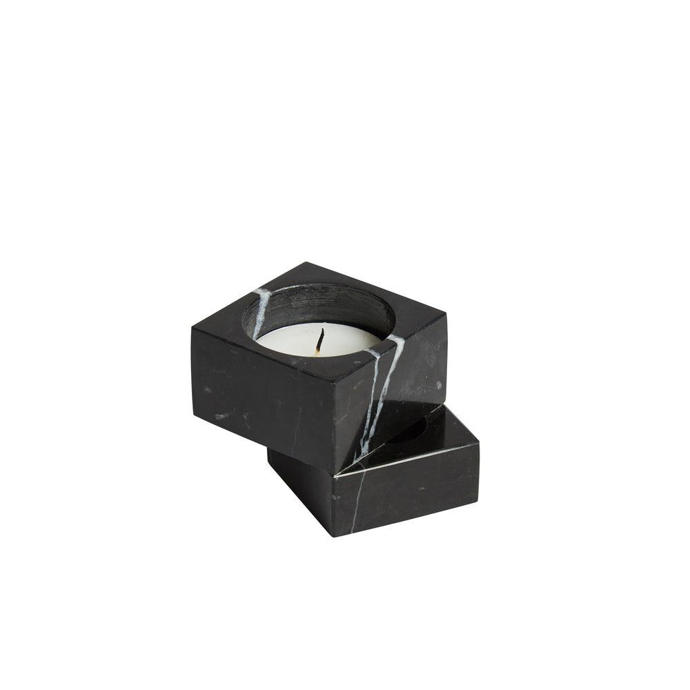 WOUD DECORATIVE - Jeu De Dés Candle Holder