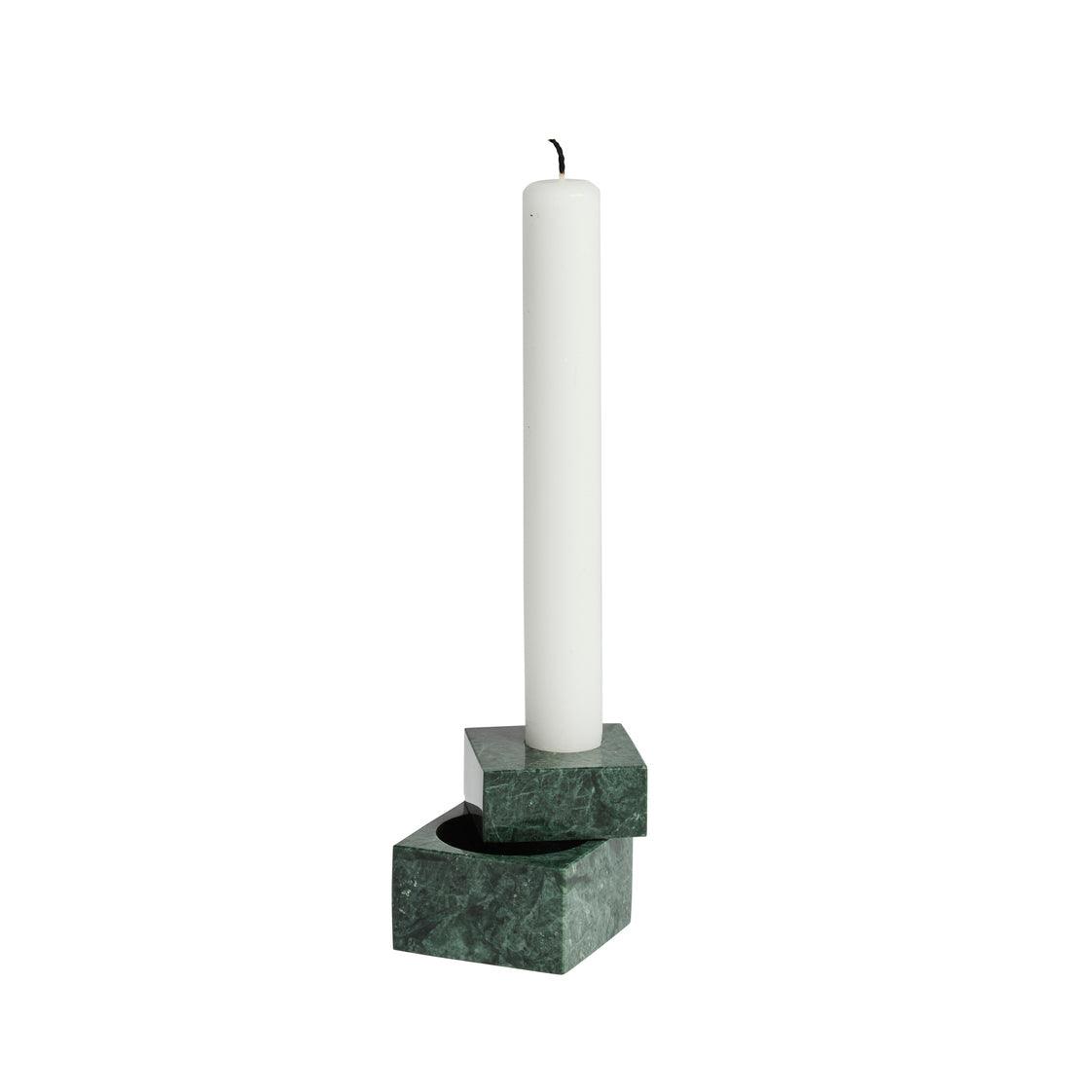 WOUD DECORATIVE - Jeu De Dés Candle Holder