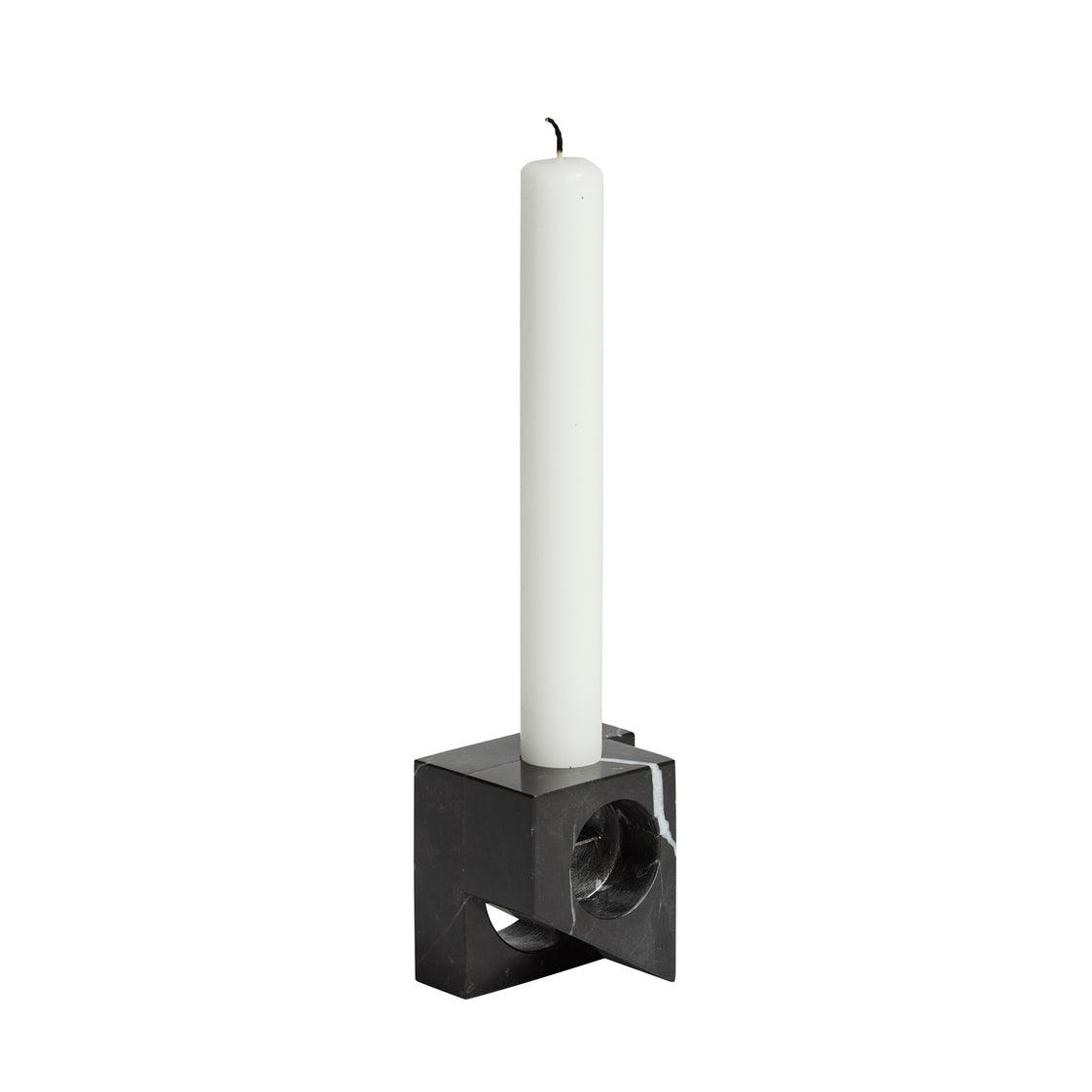 WOUD DECORATIVE - Jeu De Dés 2-Candle Holder