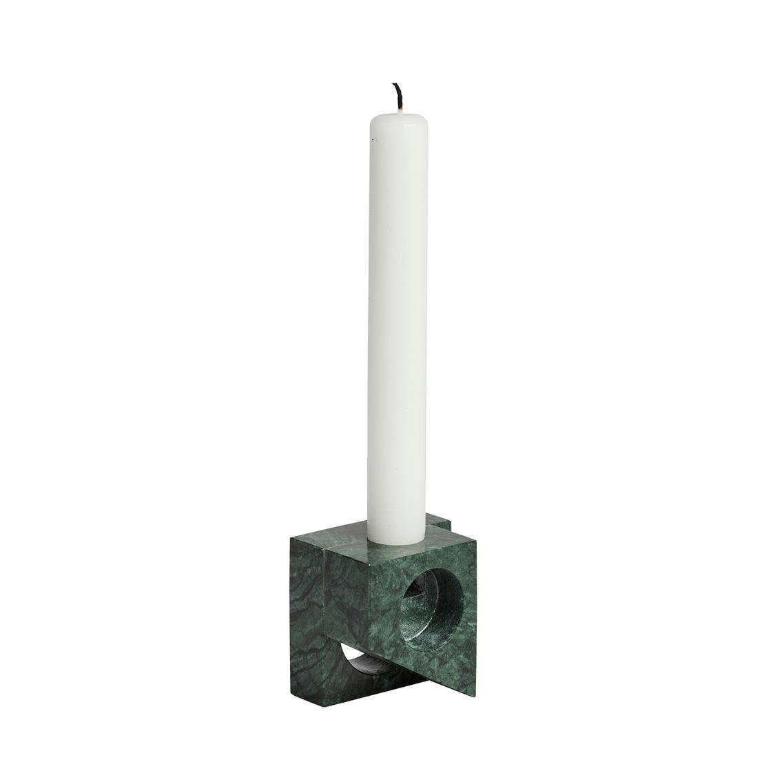 WOUD DECORATIVE - Jeu De Dés 2-Candle Holder