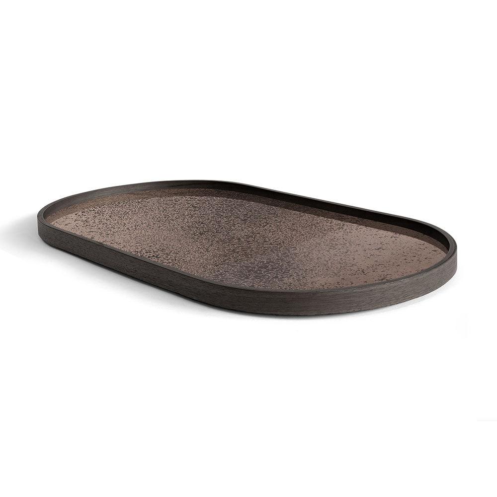 Notre Monde (Ethnicraft) DECORATIVE - Bronze Mirror Oblong Tray