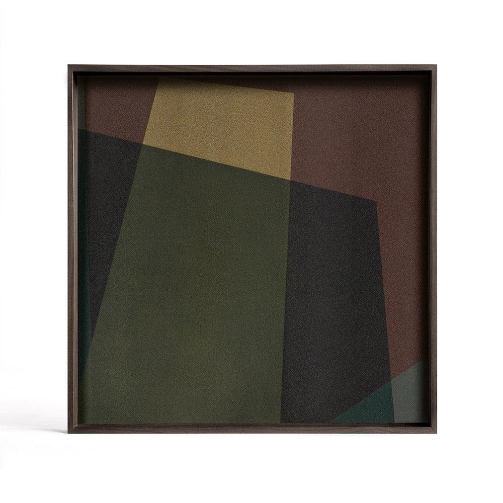 Ethnicraft DECORATIVE - Slate Angle Small Square Glass Tray