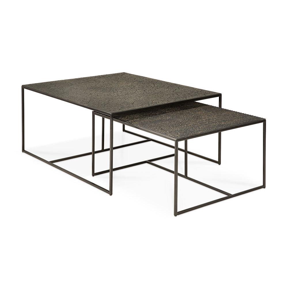 Ethnicraft FURNITURE - Pentagon Nesting Coffee Table