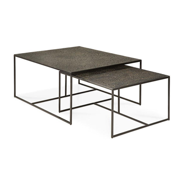 Ethnicraft FURNITURE - Pentagon Nesting Coffee Table