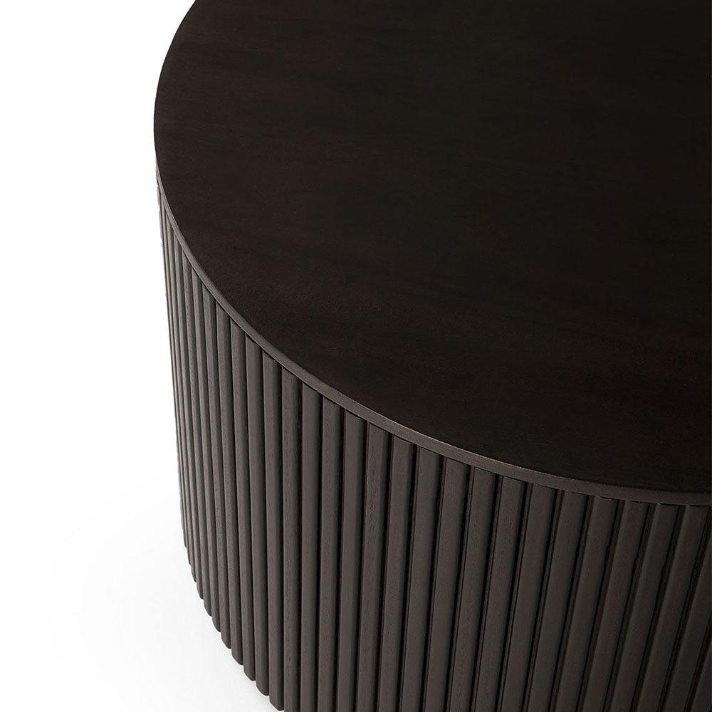 Ethnicraft FURNITURE - Roller Max Round Side Table with Storage