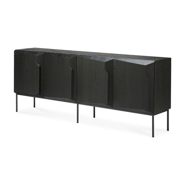 Ethnicraft FURNITURE - Stairs Sideboard - Black Oak