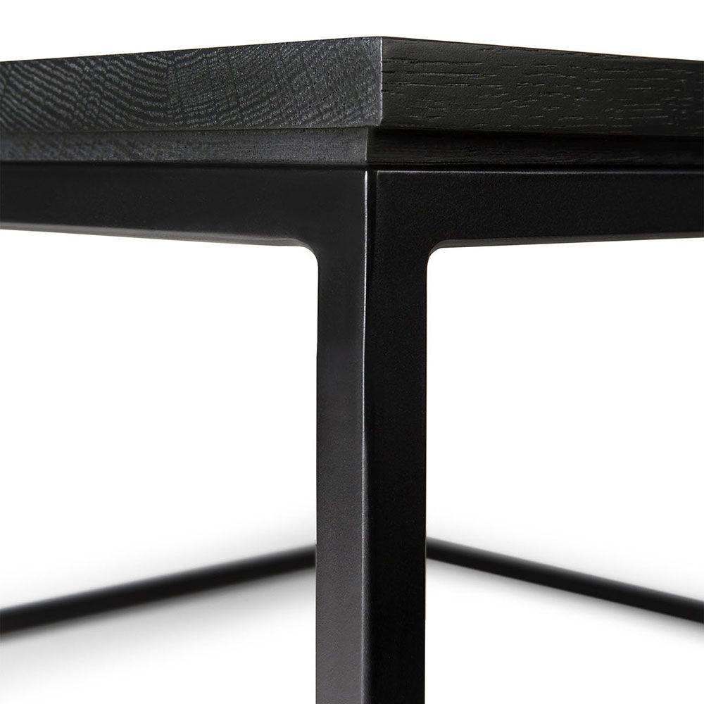 Ethnicraft FURNITURE - Black Oak Thin Coffee Table - Rectangle