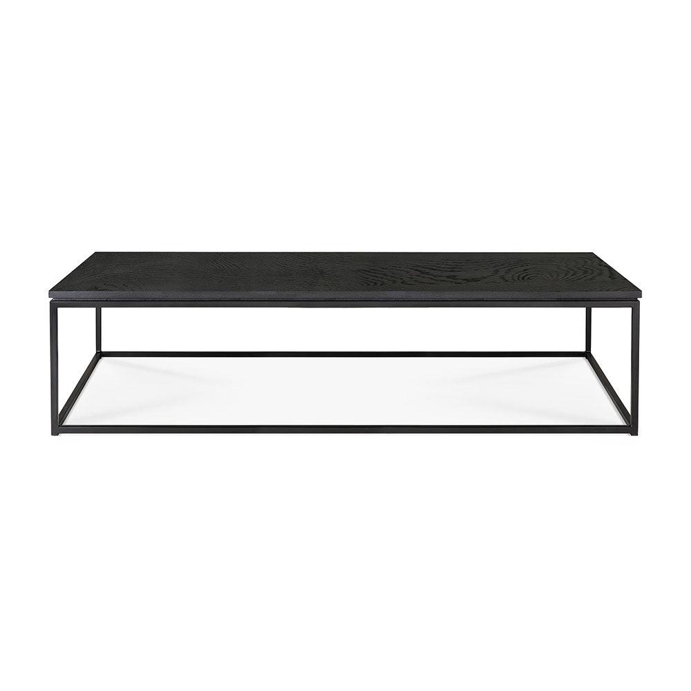 Ethnicraft FURNITURE - Black Oak Thin Coffee Table - Rectangle