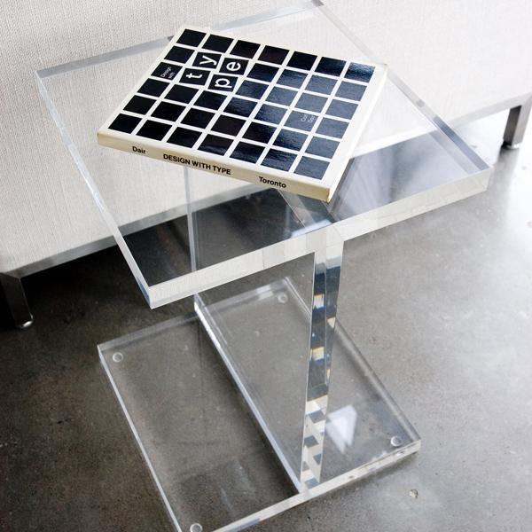 Gus Modern FURNITURE - Acrylic I-Beam Table