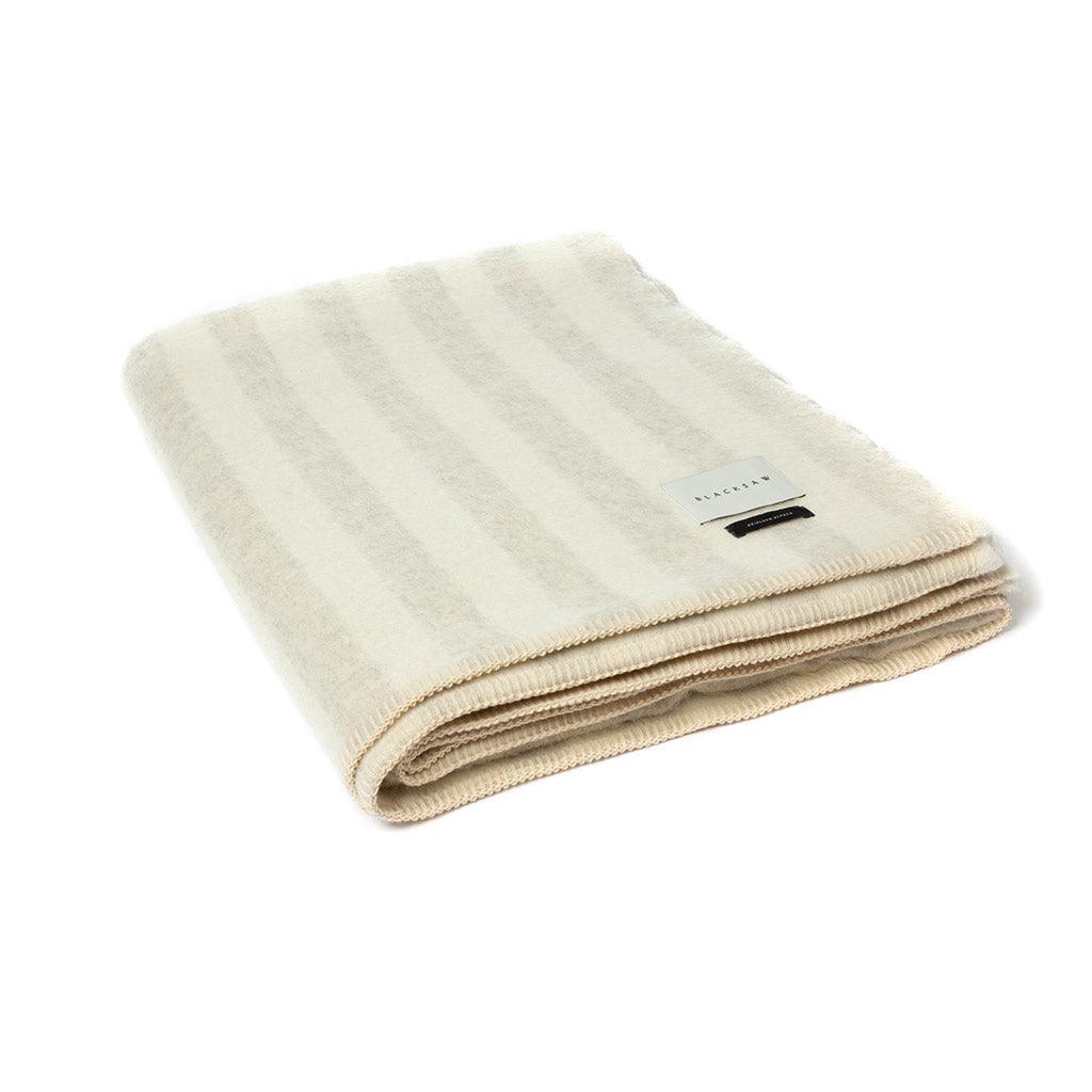 BLACKSAW TEXTILES - Stills Zero Dye Heirloom Blanket - Shoji/Ivory