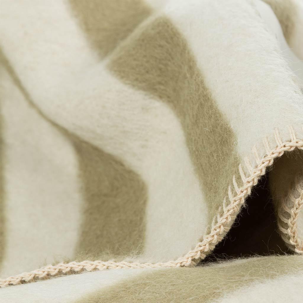 BLACKSAW TEXTILES - Stills Heirloom Blanket - Boa/Ivory