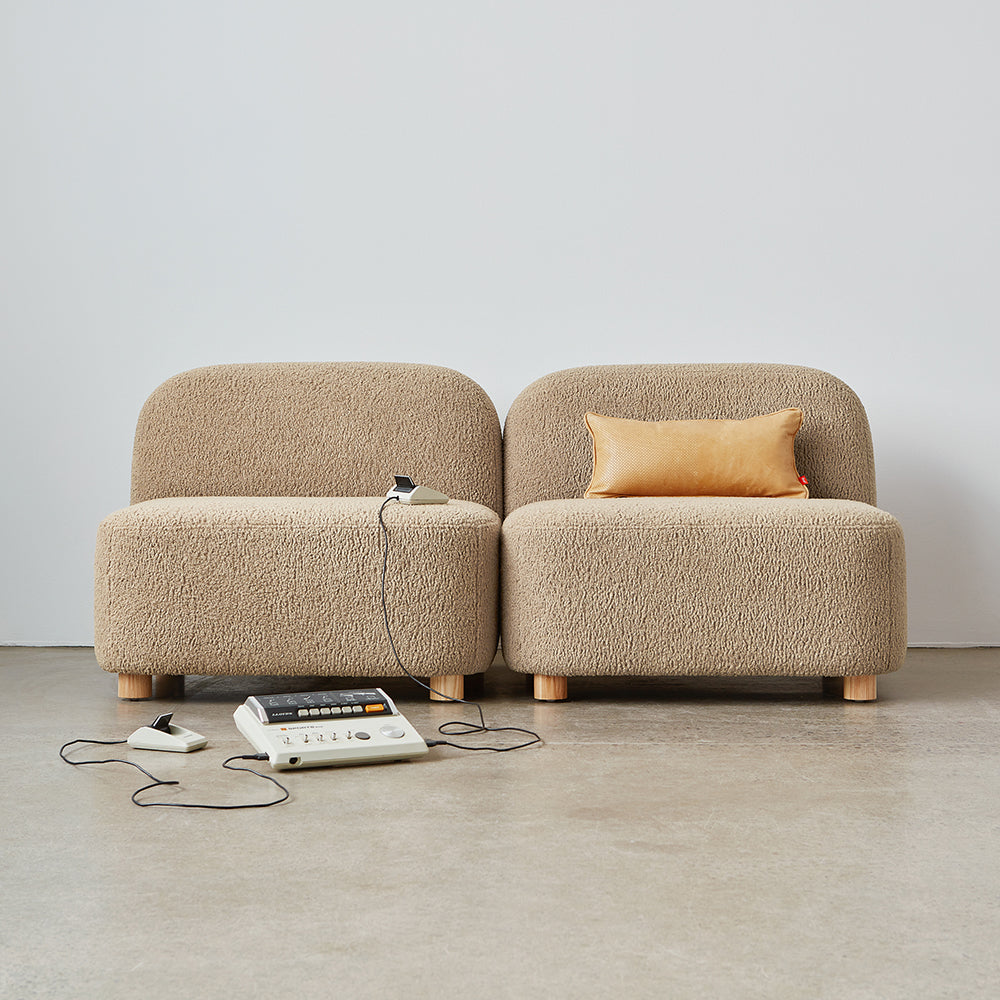 Circuit Modular 2-Piece Armless Sofa