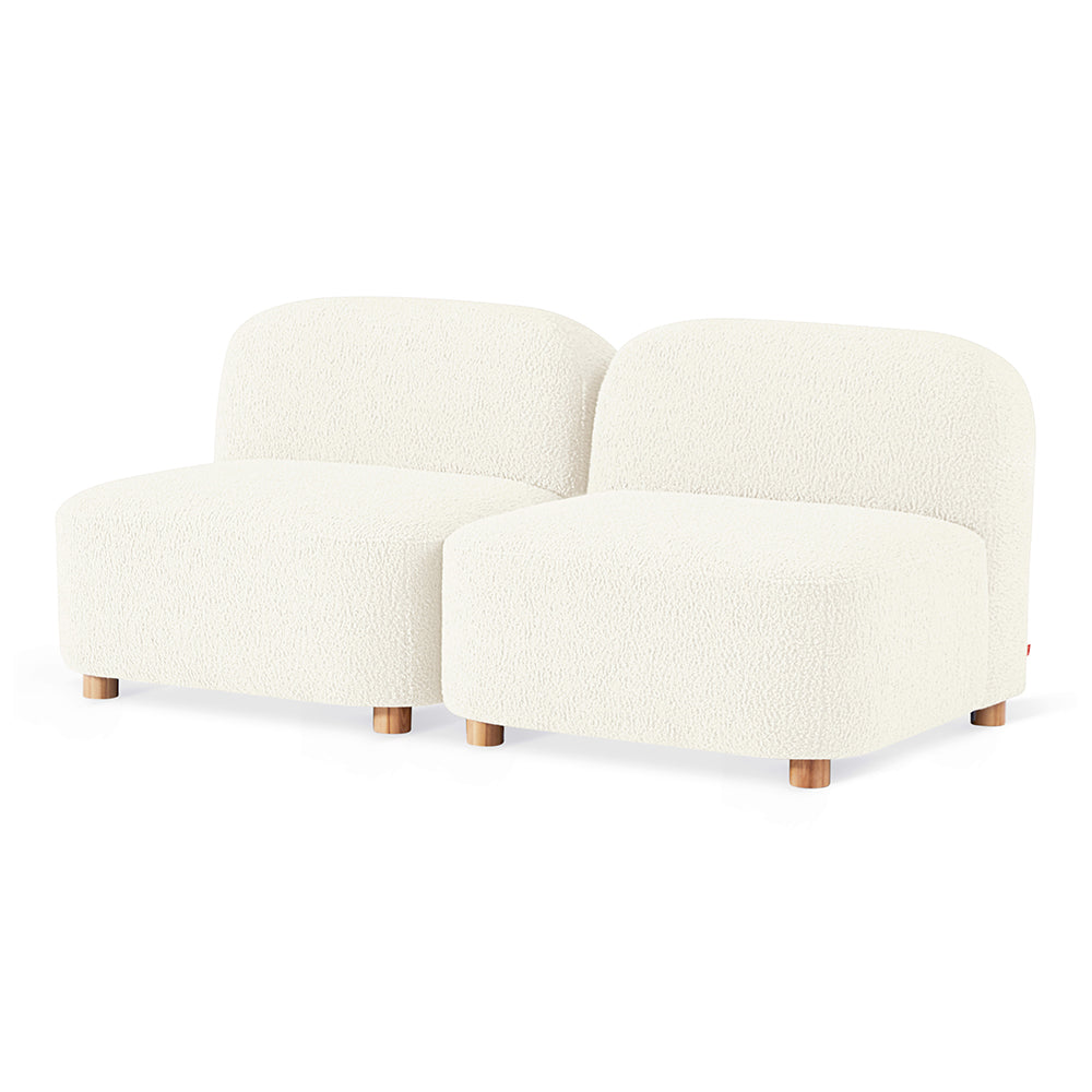 Circuit Modular 2-Piece Armless Sofa