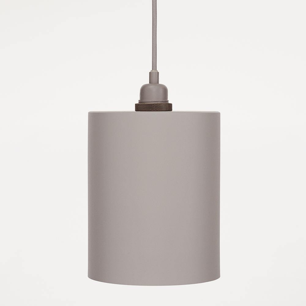 FRAMA LIGHTING - Cylinder Shade Grey Pendant