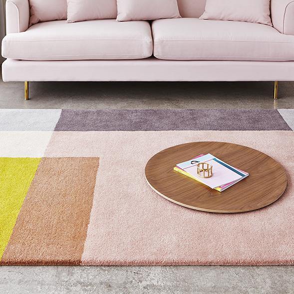 Gus Modern DECORATIVE - Element Rug - Rose