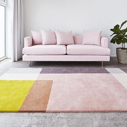 Gus Modern DECORATIVE - Element Rug - Rose