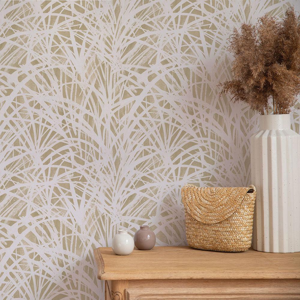 Tempaper Designs LIFESTYLE - Grassroots Wheat Peel and Stick Wallpaper