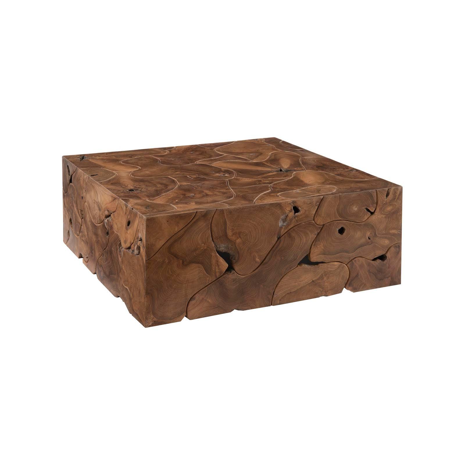 Phillips Collection FURNITURE - Teak Slice Coffee Table - Square