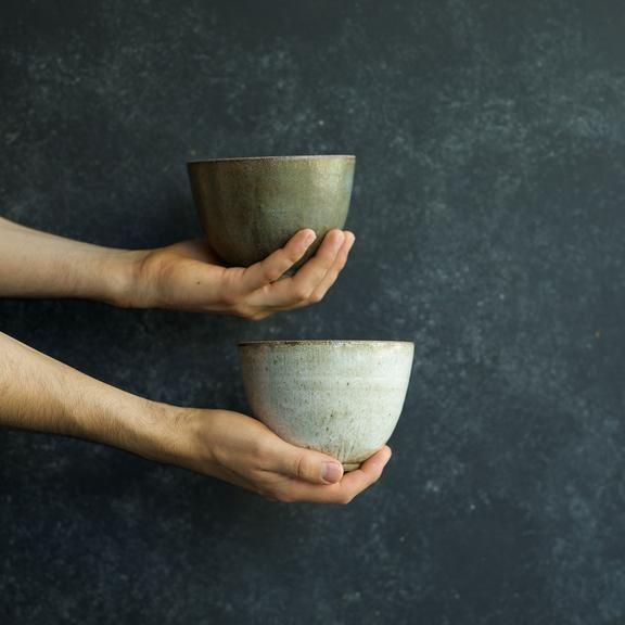 MM Clay TABLETOP - Progress Rice Bowl - Moonshadow