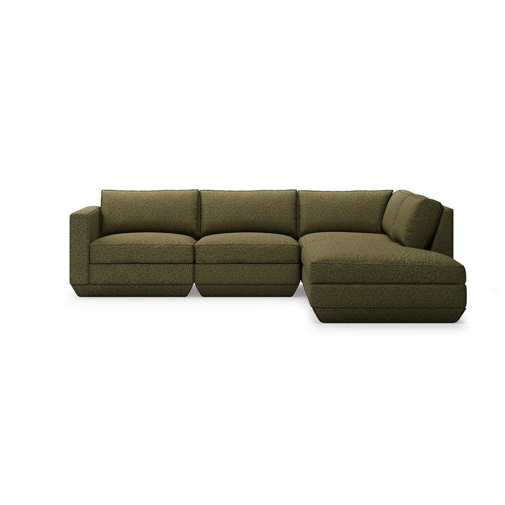 Gus Modern FURNITURE - Podium 4 Piece Modular Sectional